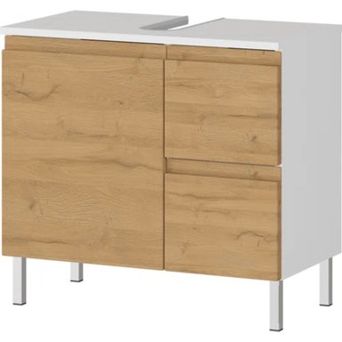 MUEBLE BAÑO TU MESITA BRANDON 60CM MARRON CLARO INFERIOR LAVADERO