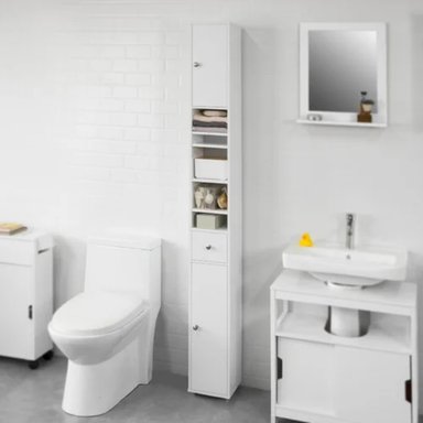 MUEBLE BAÑO TU MESITA ALTO BLANCO ORGANIZADOR 180 CM - 1