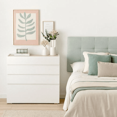 COMODA TU MESITA MARIA NORDICA 3 CAJONES BLANCO