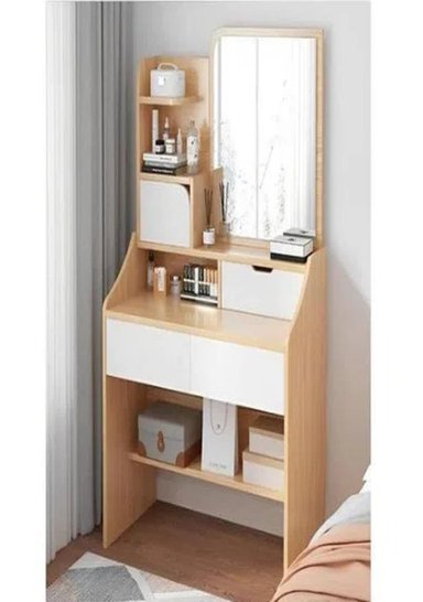 TOCADOR TU MESITA RUTH MARRÓN CLARO MODERNO