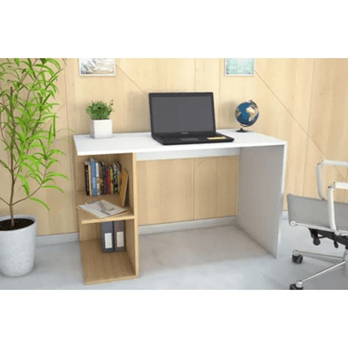 ESCRITORIO JUVENIL TU MESITA SIMON 120 CM X 60 CM BLANCO/DUNA SIMÓN