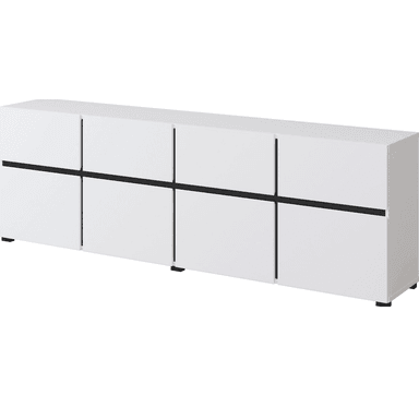 APARADOR TU MESITA GOLIAT MELAMINA 18MM 4 PUERTAS 4 CAJONES LARGO MODERNO - 2