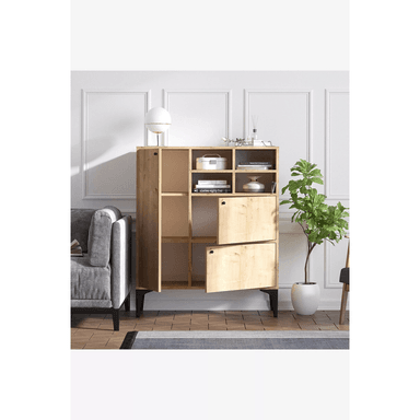 APARADOR TU MESITA SALAMANCA MELAMINA 18MM 3 PUERTAS VAJILLERO MULTIUSOS - 2