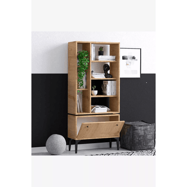 APARADOR TU MESITA VENTRO MELAMINA 18MM 1 PUERTA ALTO + REPISA - 2