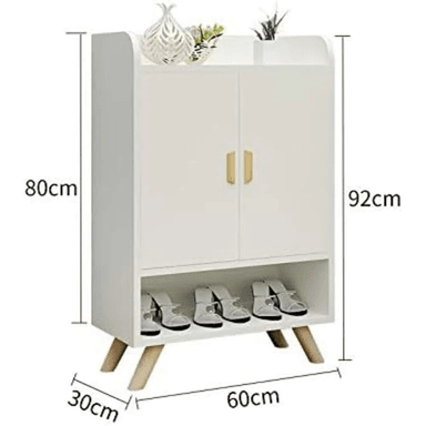 ZAPATERA TU MESITA FERRELL BLANCO CLÁSICA 2 PUERTAS - 3