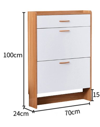 ZAPATERA TU MESITA AEACELLY BLANCO MODERNA ARACELLY 70 CM - 3