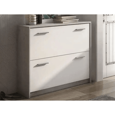 ZAPATERA TU MESITA YOLA MULTICOLOR MODERNA 2 CAJONES