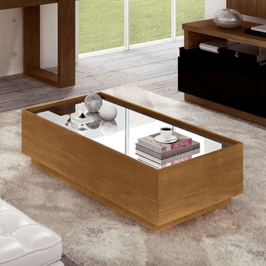 MESA DE CENTRO TU MESITA ATENEA CON ESPEJO MODERNA