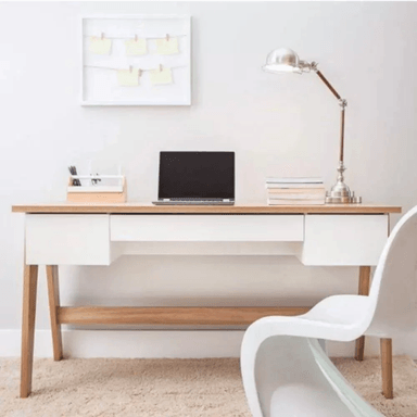 ESCRITORIO NÓRDICO MODERNO TU MESITA 3 CAJONES CONSTANZO