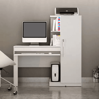 ESCRITORIO MODERNO TU MESITA FENDER 130 CM X 44.2 CM BLANCO