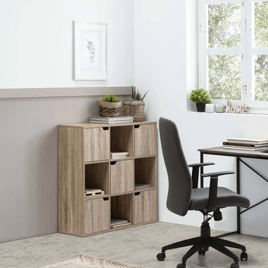 MUEBLE TU MESITA TED ROBLE ESTANTE OFICINA