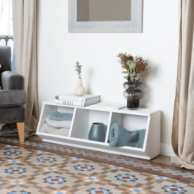 ESTANTE TU MESITA FIONA BLANCO MODERNO 104CM