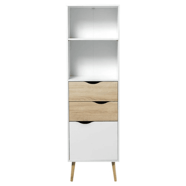ESTANTE TU MESITA IVANA BLANCO VINTAGE OAK 171 CM - 4