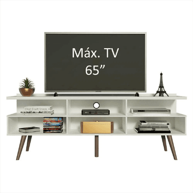 MUEBLE PARA TV TU MESITA DRAGO 3 CAJONES BLANCO - 3