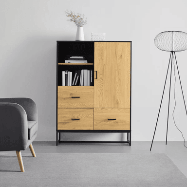 MUEBLE APARADOR CLÁSICO MULTIUSOS TU MESITA NERÓN COLOR DUNA