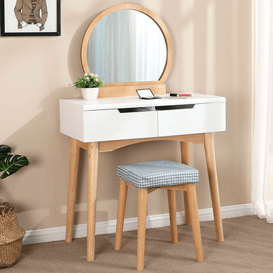 TOCADOR TU MESITA REFLECTION MARRÓN CLARO MODERNO