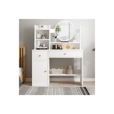 TOCADOR TU MESITA KARI BLANCO VINTAGE 120 CM