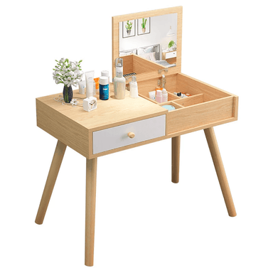 TOCADOR TU MESITA KATE MARRÓN CLARO VINTAGE 90CM