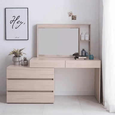 TOCADOR CONTEMPORÁNEO TU MESITA DUNOV MARRÓN 150 CM