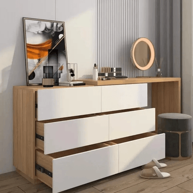 TOCADOR TU MESITA VICO BLANCO CONTEMPORÁNEO 210 CM - 2