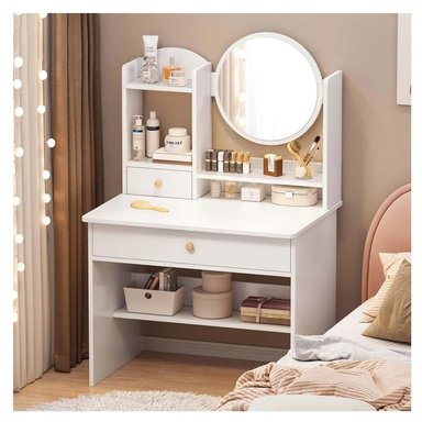 TOCADOR TU MESITA TRINIDAD BLANCO MODERNO CON ESPEJO