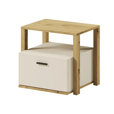 MESA NOCHE TU MESITA 1 CAJÓN JENNIFER DUNA BLANCO