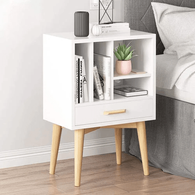 VELADOR TU MESITA MODERNO MULTIUSOS HAZEL BLANCO