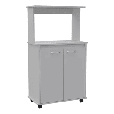 MUEBLE PARA MICROONDAS TU MESITA XAVI CON RUEDAS BLANCO