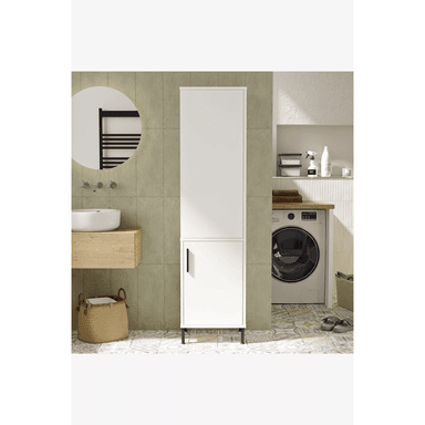 MUEBLE BAÑO TU MESITA FELIX BLANCO 2 PUERTAS