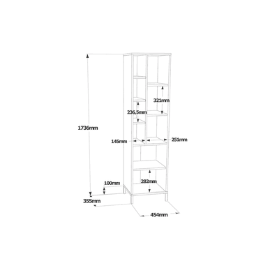 MUEBLE BAÑO TU MESITA FERRAN BLANCO 2 PUERTAS - 5