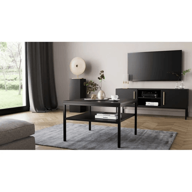 MESA DE CENTRO TU MESITA KENIA INDUSTRIAL NEGRO