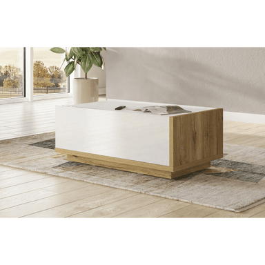 MESA DE CENTRO TU MESITA LARS MODERNA BLANCO DUNA