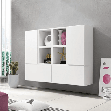 VITRINA TU MESITA DYNAMO BLANCO FLOTANTE