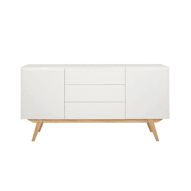 APARADOR TU MESITA MILENA MELAMINA 18MM 2 PUERTAS 3 CAJONES CLASICO - 1