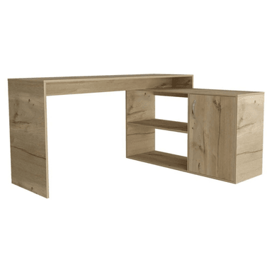ESCRITORIO MODERNO TU MESITA ROGELIO 151.5 CM X 116.5 CM EN L 1 PUERTA DUNA - 2