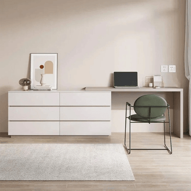 ESCRITORIO TU MESITA PARIS 142 CM X 48 CM MAS CÓMODA EXPANDIBLE 6 CAJONES