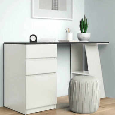 ESCRITORIO CONTEMPORÁNEO MARGOT COLOR NEGRO/BLANCO TU MESITA - 2