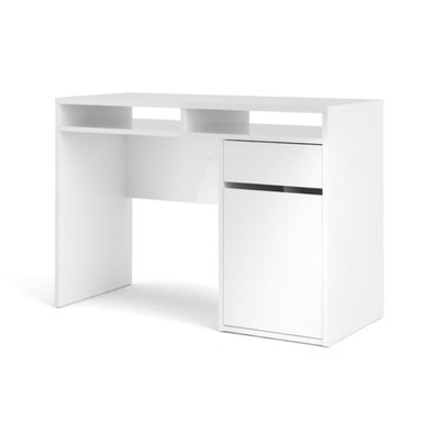 ESCRITORIO CLÁSICO VIENNA 1 PUERT 1 CAJÓN TU MESITA COLOR BLANCO - 2