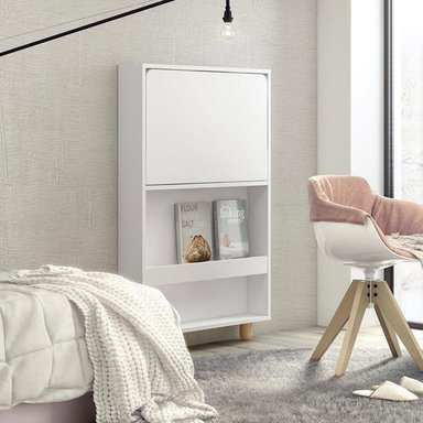 ESCRITORIO TU MESITA ROSSY 78.5 CM X 16.5 CM BLANCO ABATIBLE