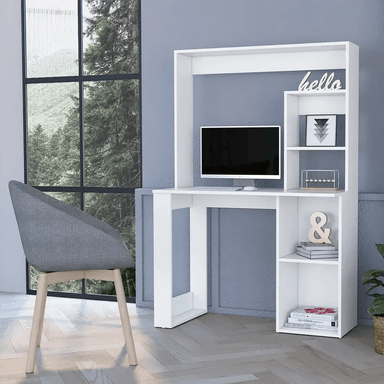 ESCRITORIO MODERNO TU MESITA MARKO 98.5 CM X 45 CM BLANCO