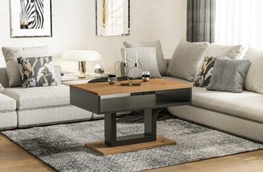 MESA DE CENTRO TU MESITA ISIDRA MODERNA NEGRO DUNA