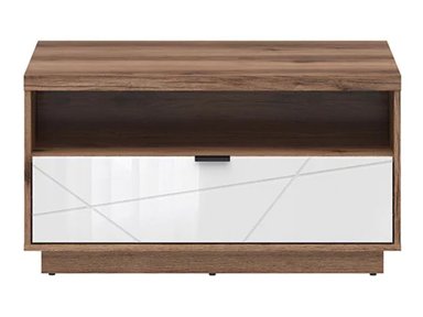 MESA DE CENTRO TU MESITA RAQUEL MULTIUSOS MARRÓN BLANCO