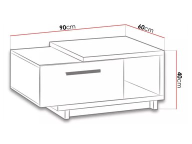 MESA DE CENTRO TU MESITA DIESEL 1 CAJÓN - 3