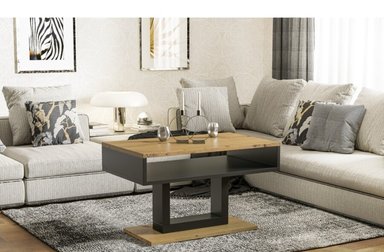 MESA DE CENTRO TU MESITA ISIDRA MODERNA NEGRO HAYA