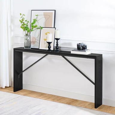 CONSOLA TU MESITA SAHARA DE ENTRADA NEGRO - 1