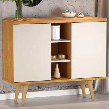 APARADOR TU MESITA JOKER ROBLE MULTIUSOS 2 PUERTAS