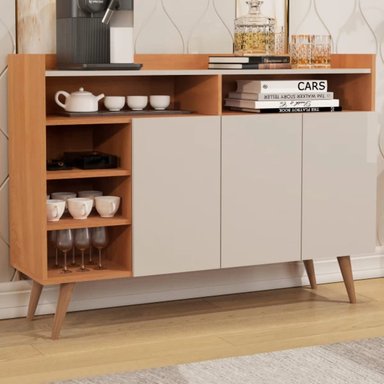 APARADOR TU MESITA CELTA BLANCO VAJILLERO 3 PUERTAS DUNA