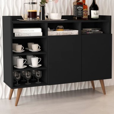 APARADOR TU MESITA LUTHER NATURAL COCINA BLANCO 2 PUERTAS - 2