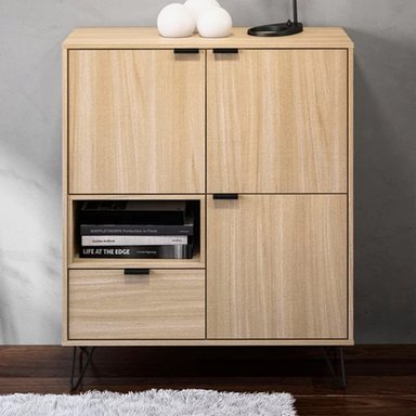 APARADOR TU MESITA CAYMA ROBLE MODERNO 3 PUERTAS