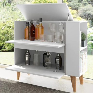 APARADOR TU MESITA SERGI BLANCO BAR 3 PUERTAS